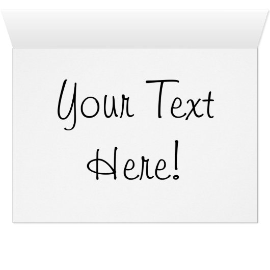 stunning Violet Rose! Blank Card (Template) (Inside Horizontal (Bottom))