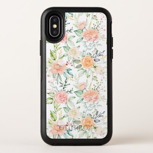 Stunning Watercolor Floral OtterBox Symmetry iPhone X Case