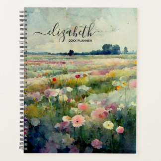 Stunning Watercolor Landscape Art Planner
