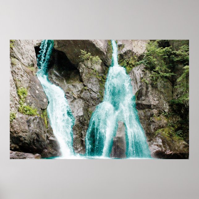 Stunning Waterfall Poster (Front)