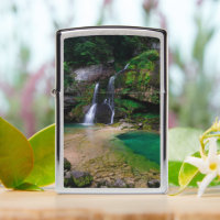 Stunning waterfall Virje, Slovenia Poster