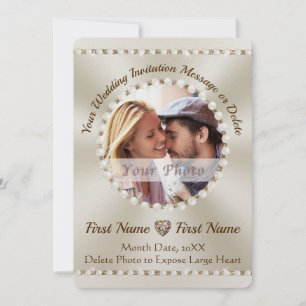 Stunning, Wedding Invitations PHOTO Cards,