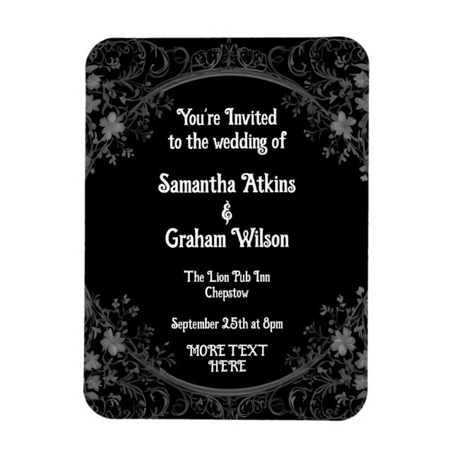 stunning wedding templates magnet (Vertical)