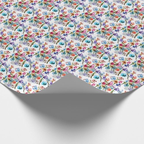 STUNNING WHIMSICAL FLORAL WRAPPING PAPER