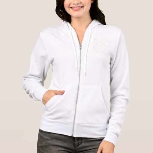 Stunning White Background with Dots Hoodie