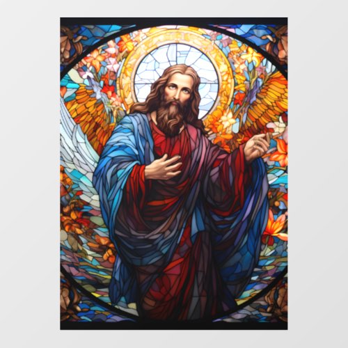 Stunning Window Cling of Jesus 2