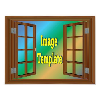 Stunning Window Create Your Own Photo Print by Zazzimsical at Zazzle