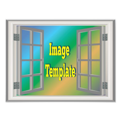 Stunning Window Create Your Own Photo Print