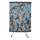 Stunning Winter Ducks in Flight Tripod Lamp (Right)
