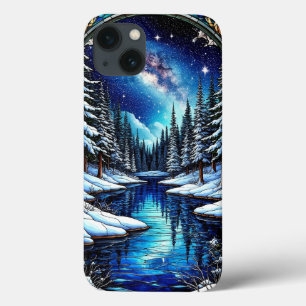 Stunning Winter Landscape with Snow iPhone 13 Case