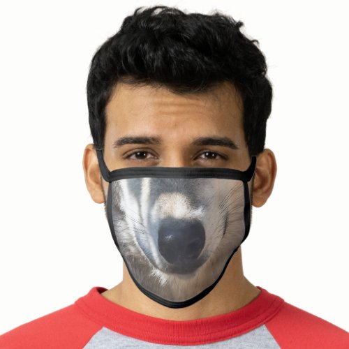 Stunning Wolf Snout Animal Covid Protection Face Mask