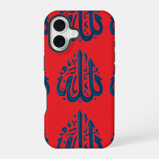 stunning word design featuring Arabic calligraphy iPhone 16 Case