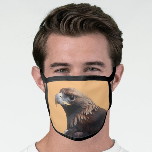 Stunning Young Golden Eagle Face Mask (Worn Him)