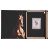 Stunning Young Stallion iPad Folio Case (Inside)