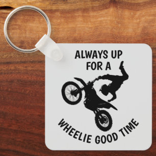 Stunt Bike Keychain