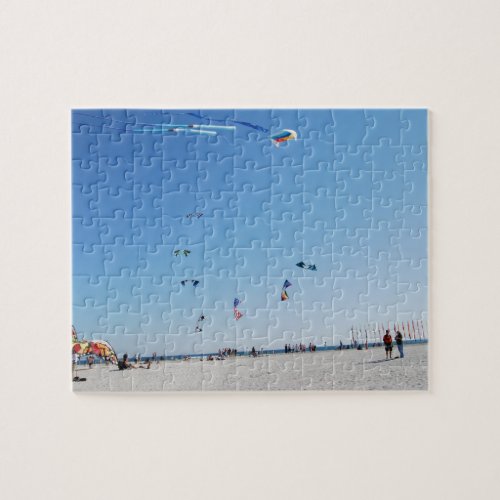 Stunt Kites in Formation Jigsaw Puzzle