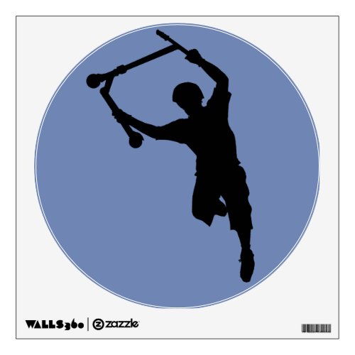Stunt Scooter Champion Sports Silhouette Art Wall Decal