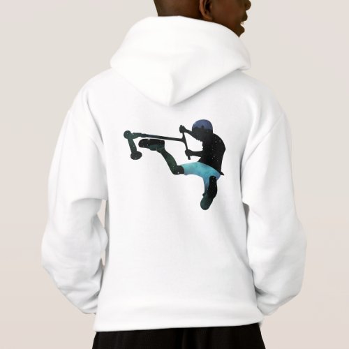 Stunt scooter double sided hoodie