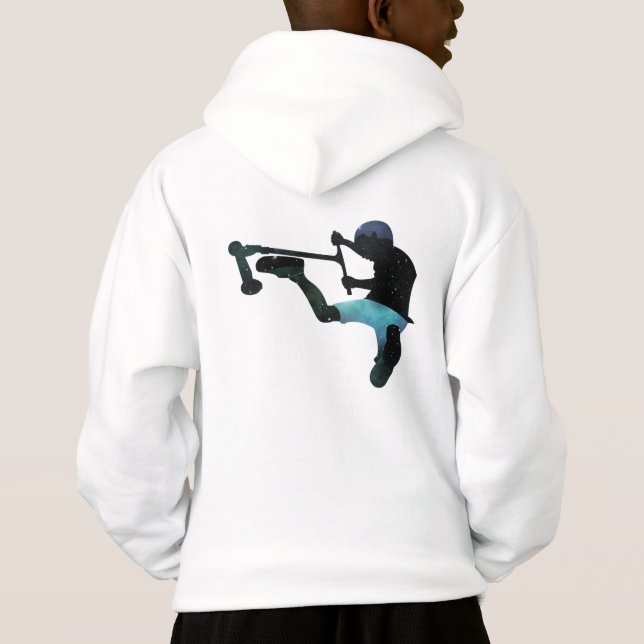 Stunt scooter double sided hoodie (Back)