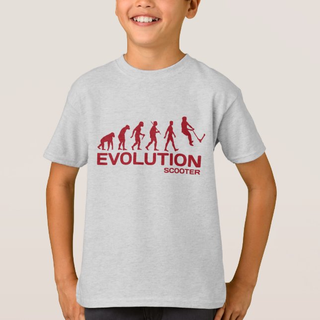Stunt SCOOTER EVOLUTION kick scoot kids t-shirt (Front)