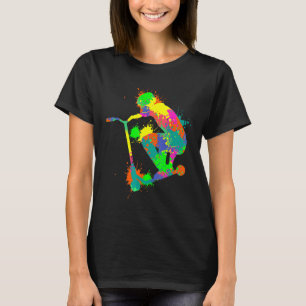Stunt Scooter Rider Boys Kids Youth T-Shirt