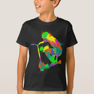 Stunt Scooter Rider Boys  Youth T-Shirt