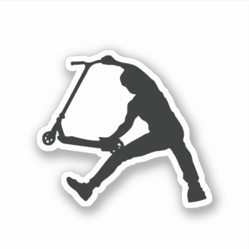 Stunt scooter trick Fingerwhip Sticker