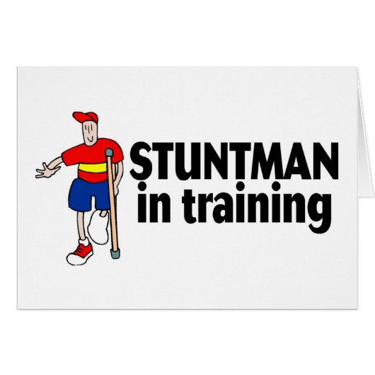 Stuntman In Training 2 Cards (Front Horizontal)