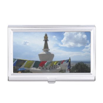 Stupa Business Card Holder by Rinchen365flower at Zazzle
