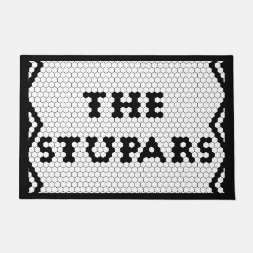 Stupars Custom Last Name  Doormat