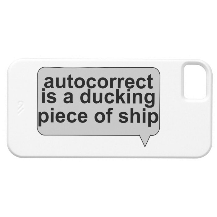 Stupid Autocorrect Sucks iPhone 5 Covers