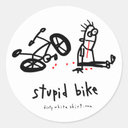 crazy stickers for bike