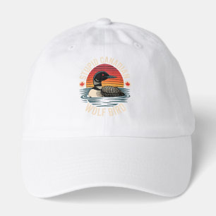 Stupid Canadian Wolf Bird Loon Humor Hat