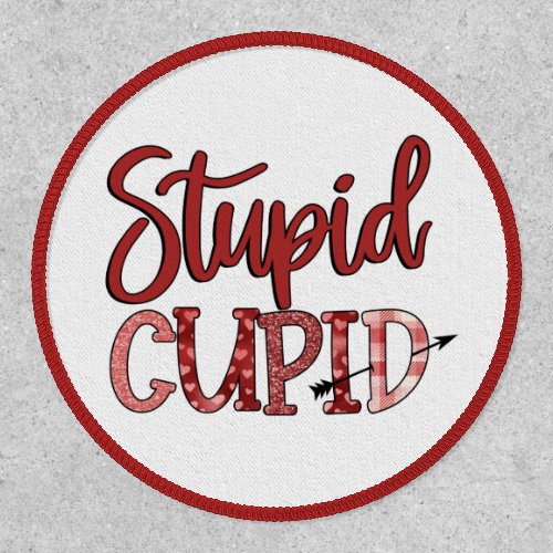 Stupid Cupid Anti Valentine Patch