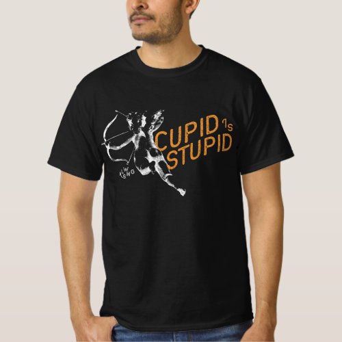 Stupid Cupid _ Funny Anti Valentines Day T_Shirt