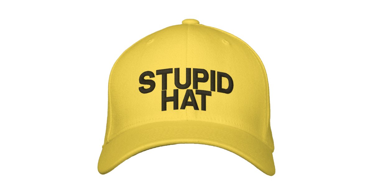Stupid Hat | Zazzle