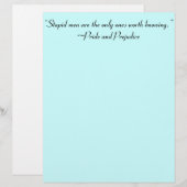 Stupid Men Worth Knowing Jane Austen Quote (Front/Back)