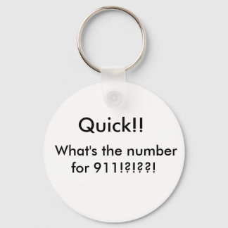 Stupid Question Keychain