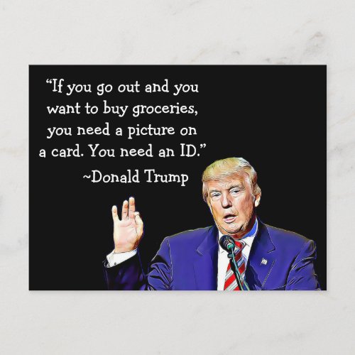 Stupid Things Donald Trump Said Postcards