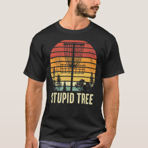 Stupid Tree Vintage Retro Funny Disc Golf  Classic T-Shirt