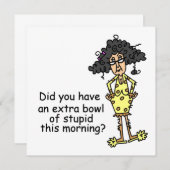 Stupidity Humor (Front/Back)