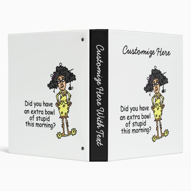Stupidity Humor Binder (Background)