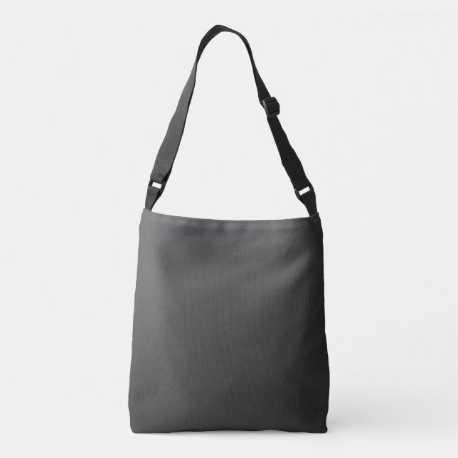 Sturdy brushed polyester ADD photo text BOTH SIDES Crossbody Bag (Back)