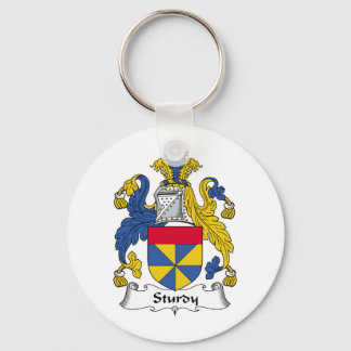 Sturdy Family Crest Keychain