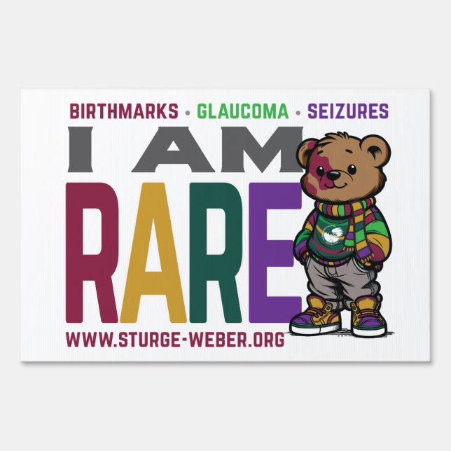 Sturge-Weber Awareness Yard Sign (Front)