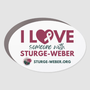 Sturge-Weber Syndrome Support Car Magnet
