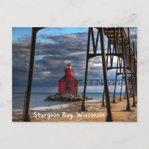 Sturgeon Bay Wisconsin door county postcard