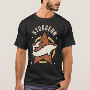 Sturgeon Fish Vintage Retro Classic Animal T-Shirt