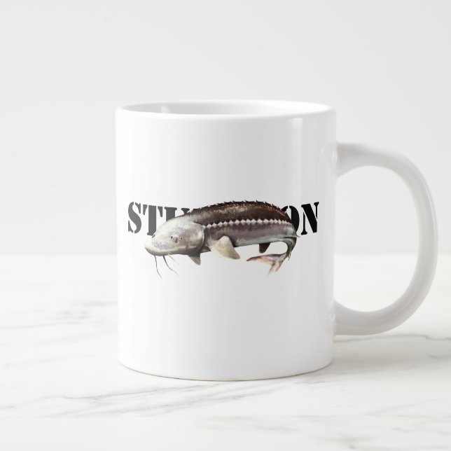 Sturgeon Giant Coffee Mug (Right)