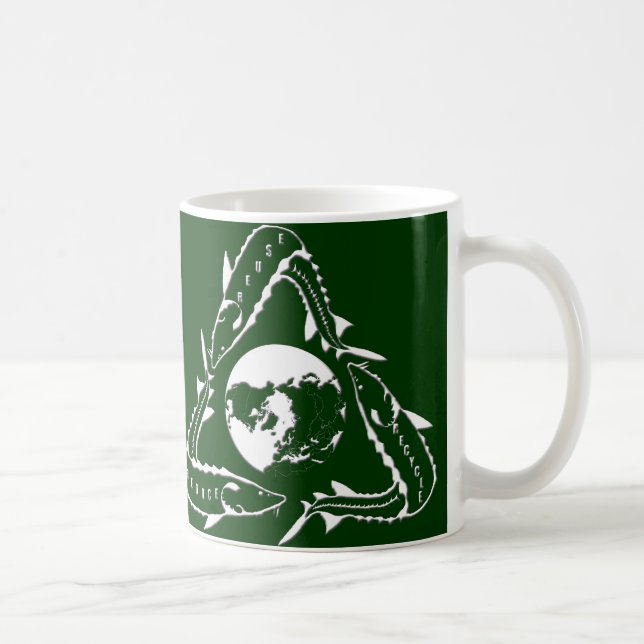 Sturgeon Mug - Recycle white (Right)